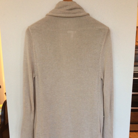 Leith Easy Circle Cardigan, XS, Tan Ethereal Hthr - Picture 3 of 5